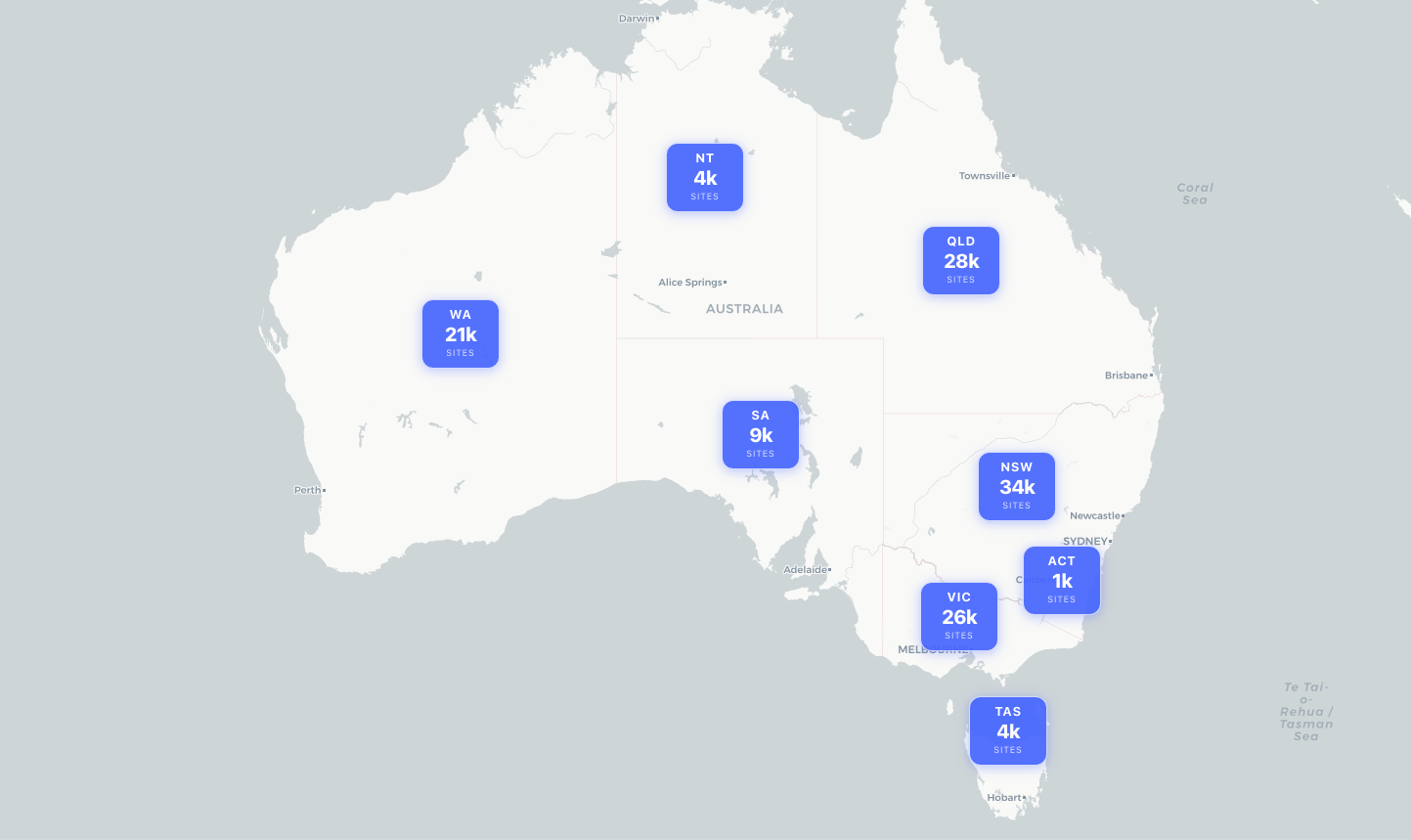 The noIM₃ ACMA spectrum register, mapped and searchable