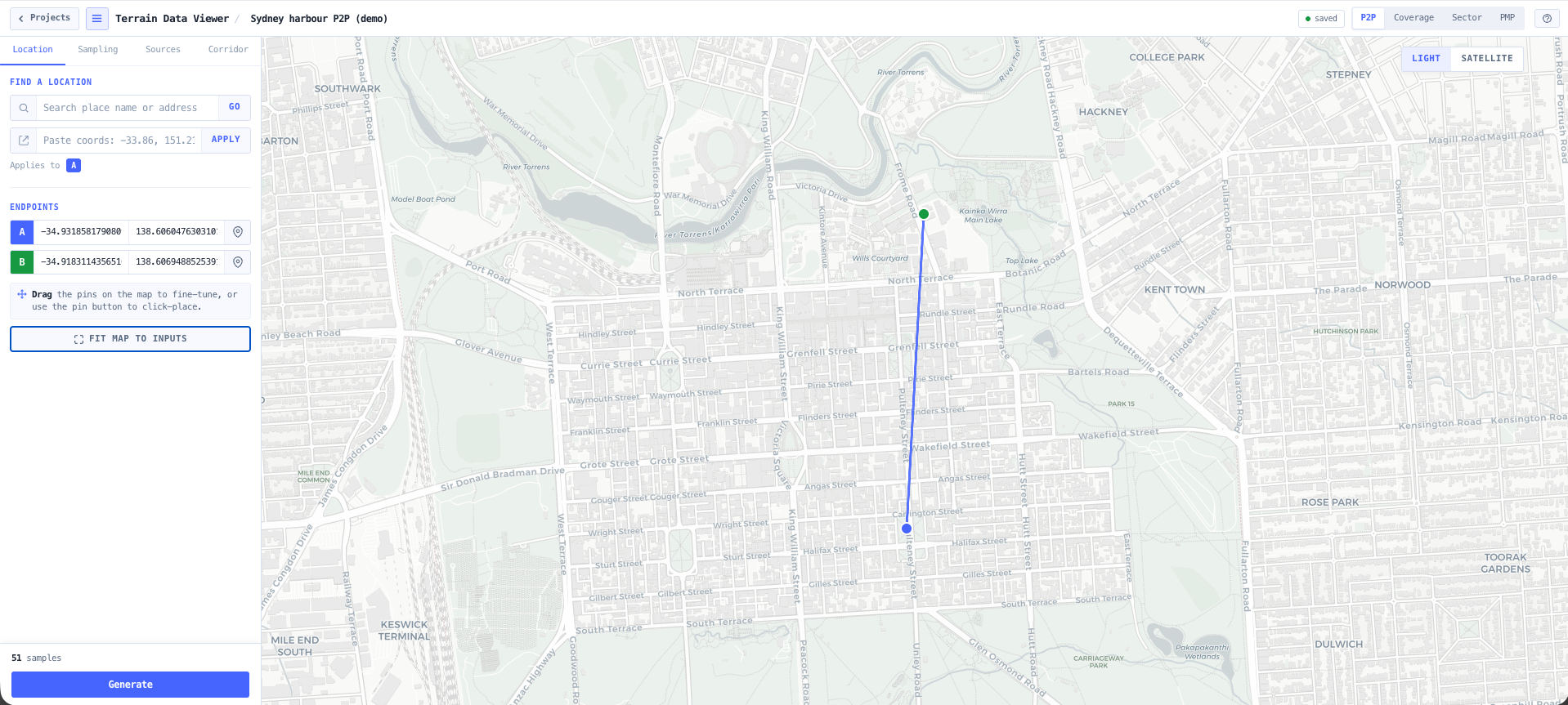 Pin card coordinate inputs with drag and drop on every map pin, search, paste, and arm to click placement.